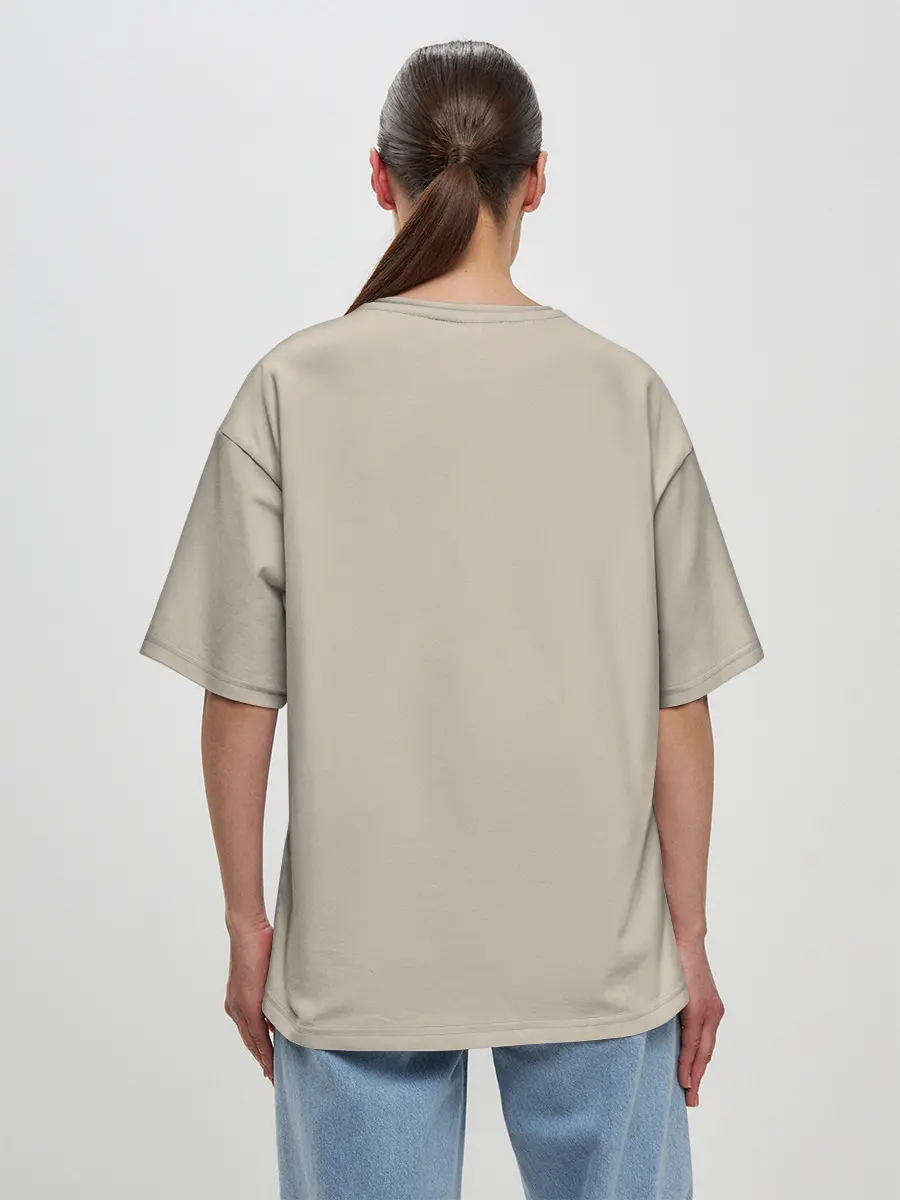 Женская футболка оверсайз / Аве Кальмар