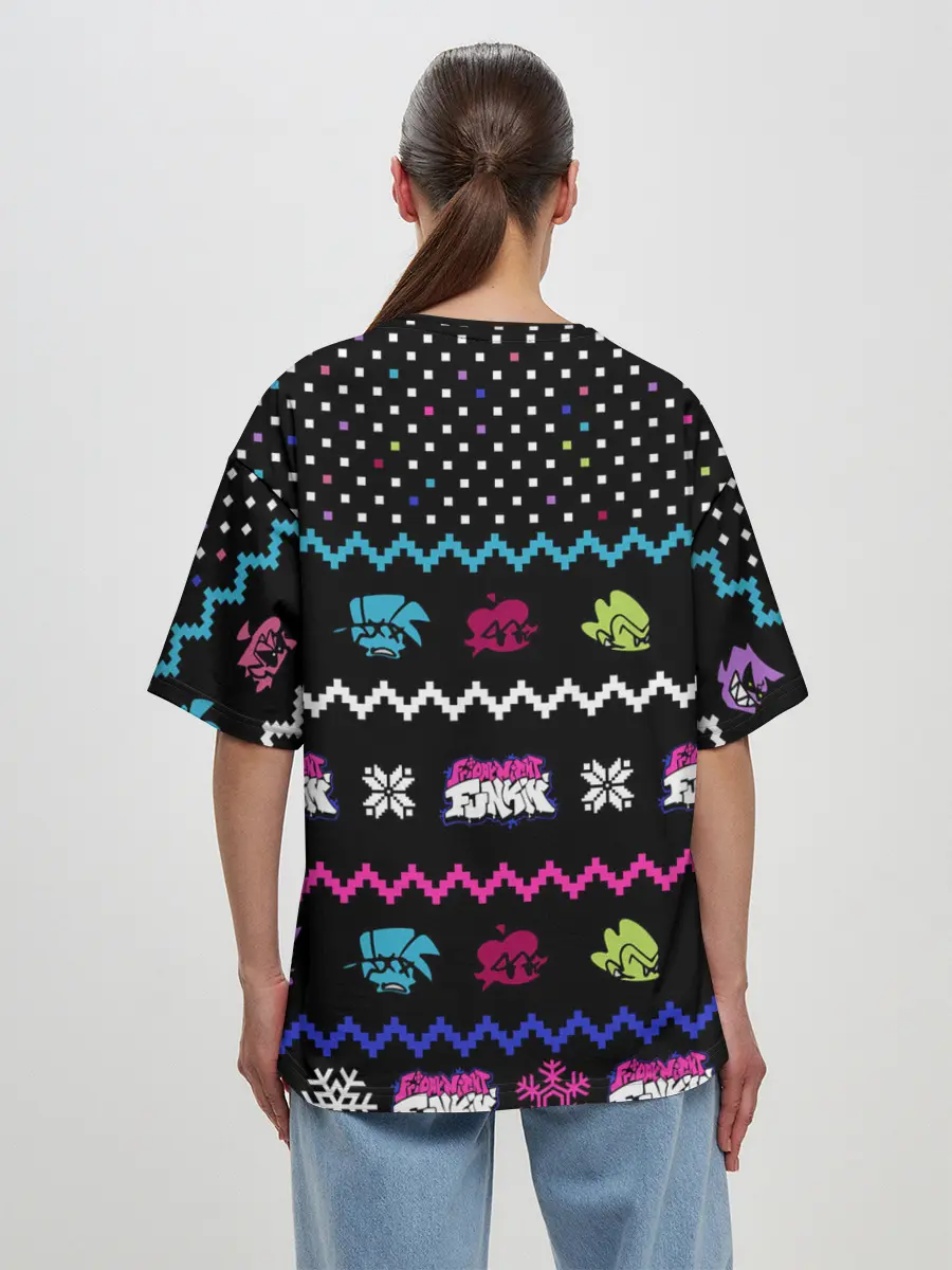 Женская футболка оверсайз / FRIDAY NIGHT FUNKIN