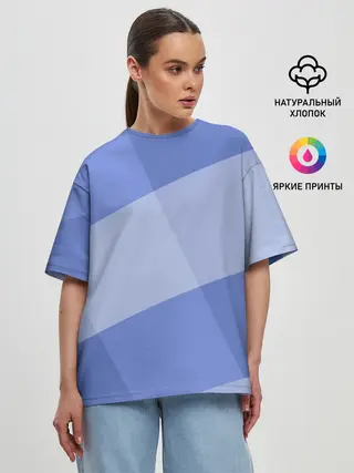 Женская футболка оверсайз / Теплый минимализм