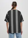 Женская футболка оверсайз / ретро полосы
