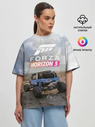 Женская футболка оверсайз / Forza Horizon 5