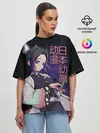 Женская футболка оверсайз / Шинобу Кочо, Kimetsu no Yaiba