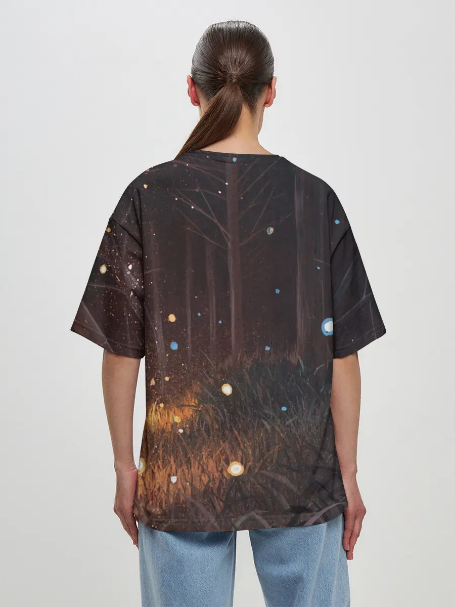 Женская футболка оверсайз / Hu Tao