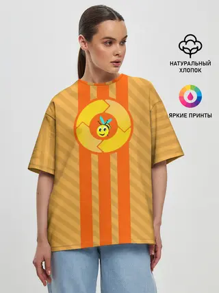 Женская футболка оверсайз / Bee | Пчела