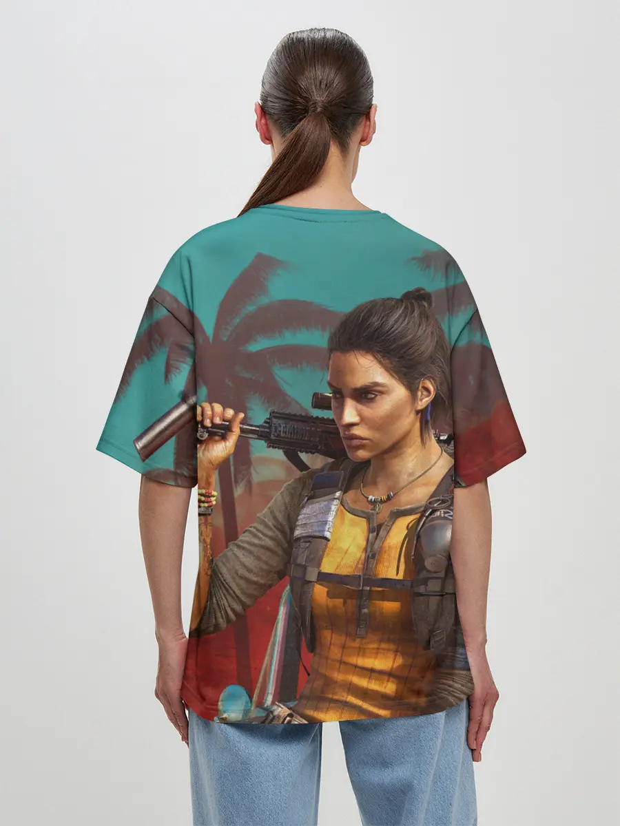 Женская футболка оверсайз / Far Cry Dani Rojas