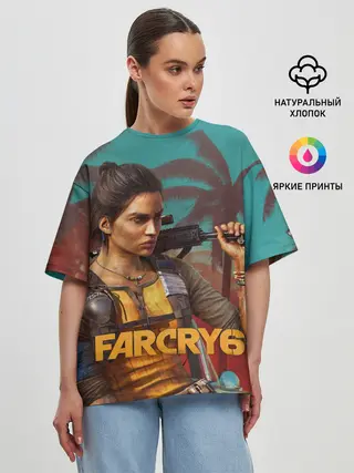 Женская футболка оверсайз / Far Cry Dani Rojas