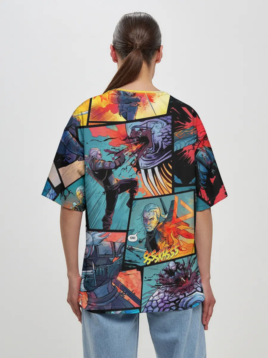 Женская футболка оверсайз / Ведьмак / The Witcher