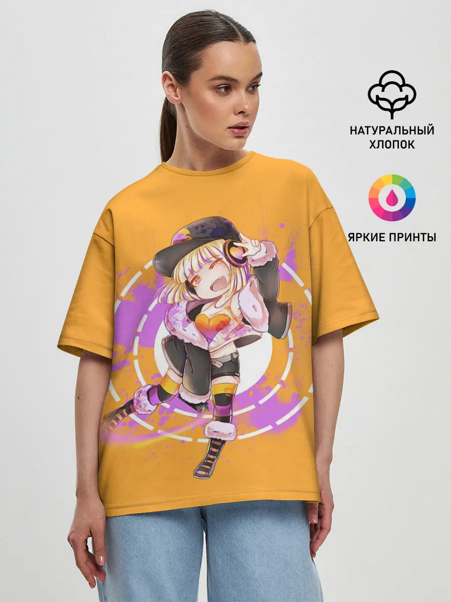 Женская футболка оверсайз / DJ Daisy