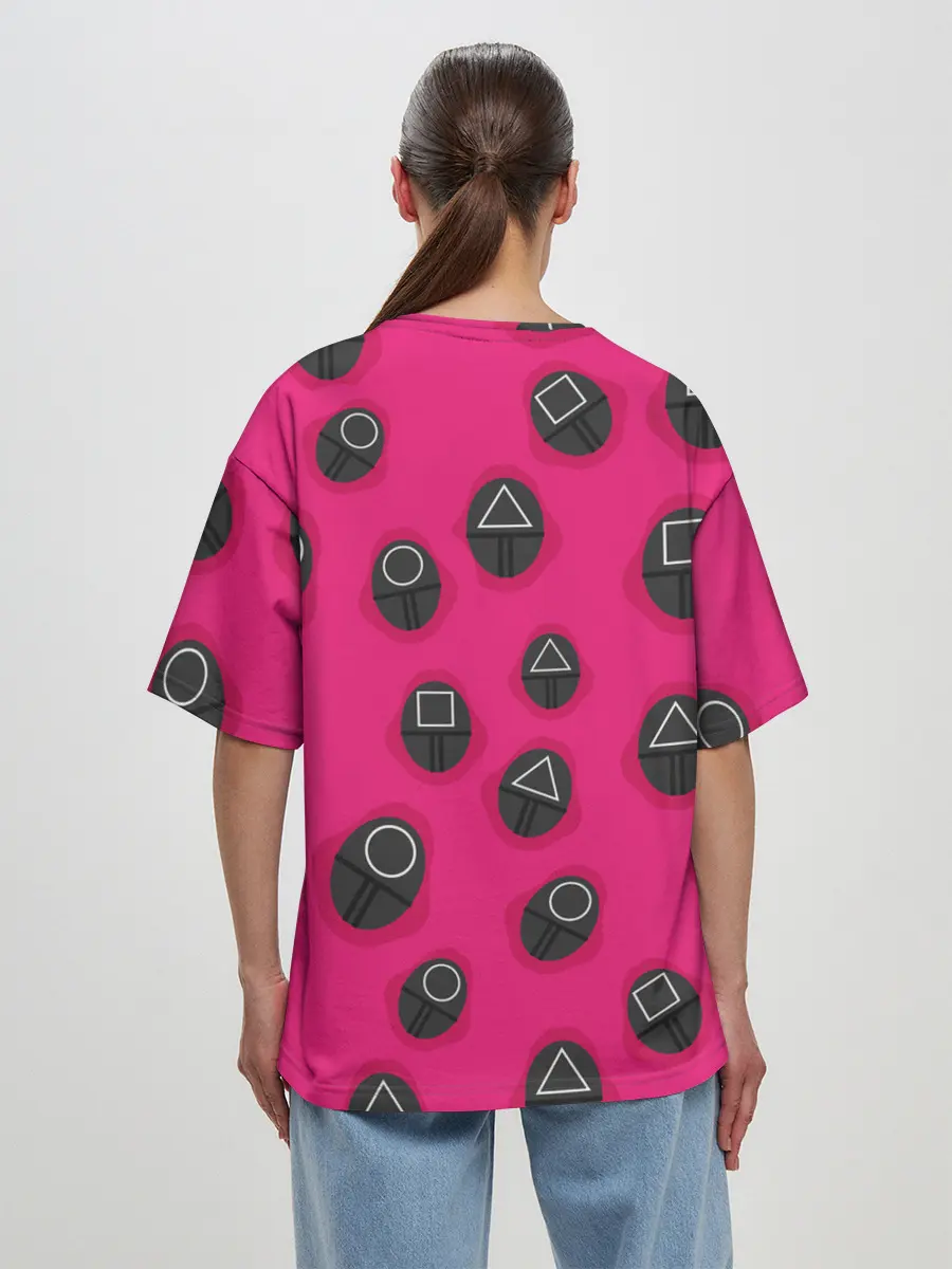 Женская футболка оверсайз / Игра в кальмара | TКК