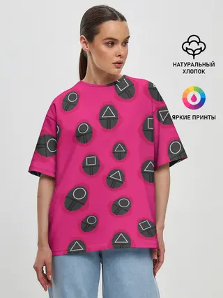 Женская футболка оверсайз / Игра в кальмара | TКК