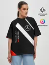 Женская футболка оверсайз / Mercedes-AMG | Мерседес-АМГ
