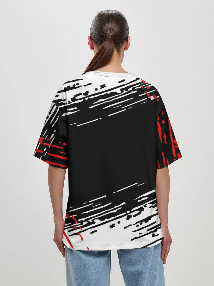 Женская футболка оверсайз / 6IX9INE 69,