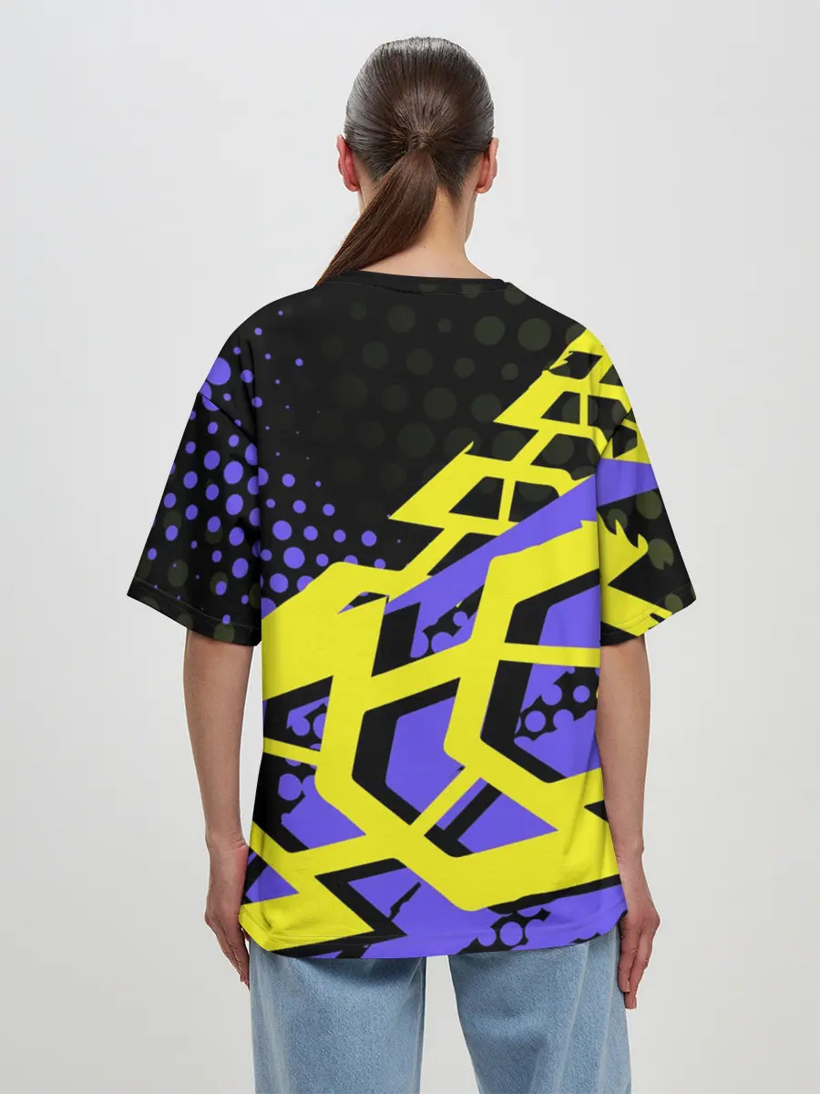 Женская футболка оверсайз / Subaru