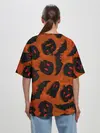 Женская футболка оверсайз / Halloween print