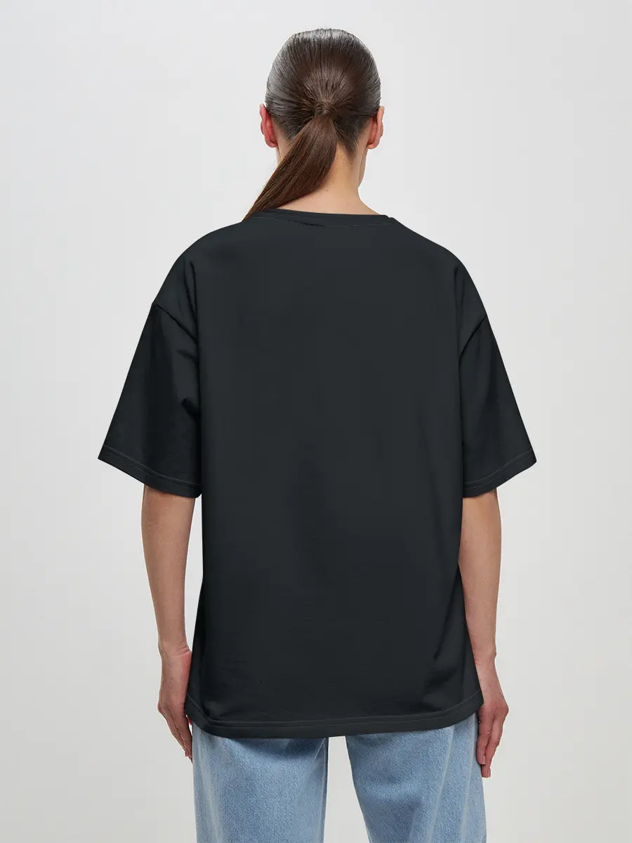 Женская футболка оверсайз / Сила Рода. Славянский воин