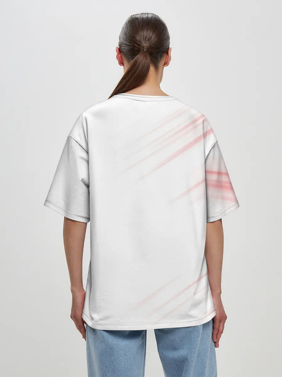 Женская футболка оверсайз / Гароу из One Punch-Man