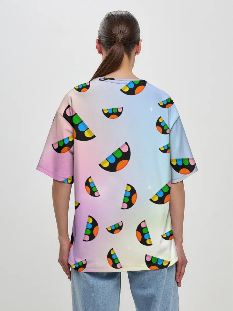 Женская футболка оверсайз / ТОКА БОКА ЛОГОТИП