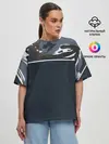 Женская футболка оверсайз / Камуфляж 2.0