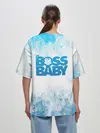 Женская футболка оверсайз / Босс Молокосос