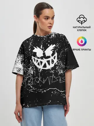 Женская футболка оверсайз / PYROKINESIS: