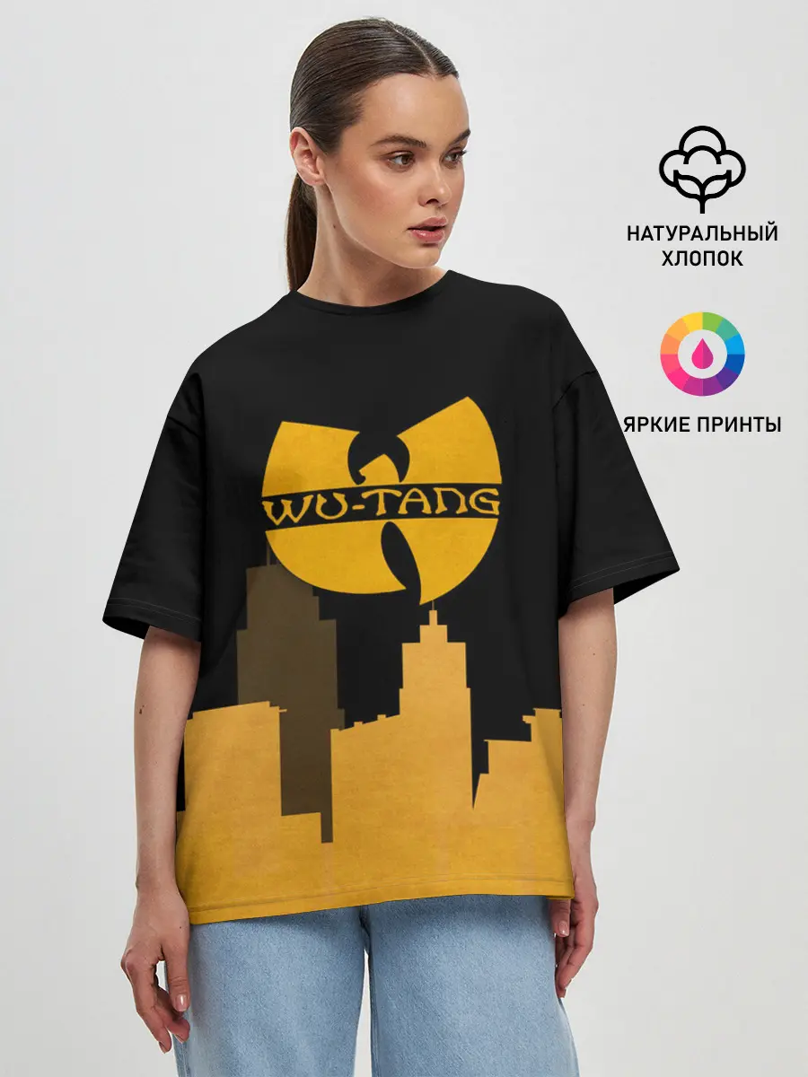 Женская футболка оверсайз / WU-TANG CLAN CITY