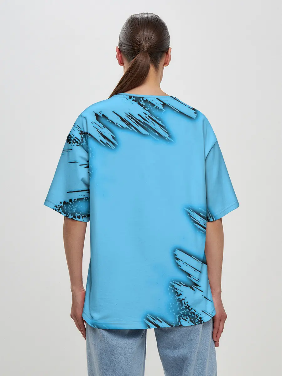 Женская футболка оверсайз / Босс Молокосос