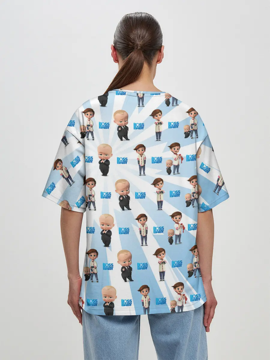 Женская футболка оверсайз / Boss Baby