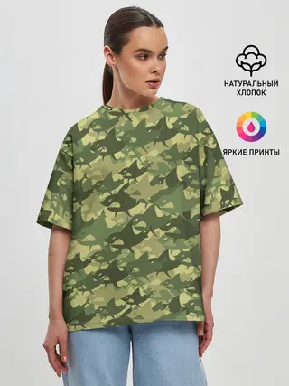 Женская футболка оверсайз / Акулы