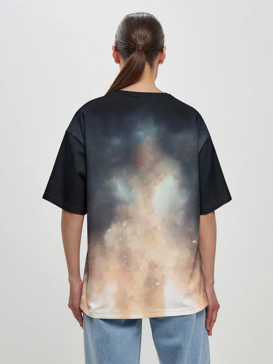 Женская футболка оверсайз / Да начнётся битва