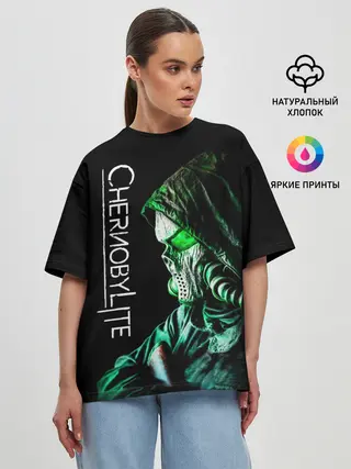 Женская футболка оверсайз / Chernobylite