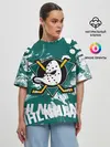 Женская футболка оверсайз / Анахайм Дакс | Anaheim Ducks