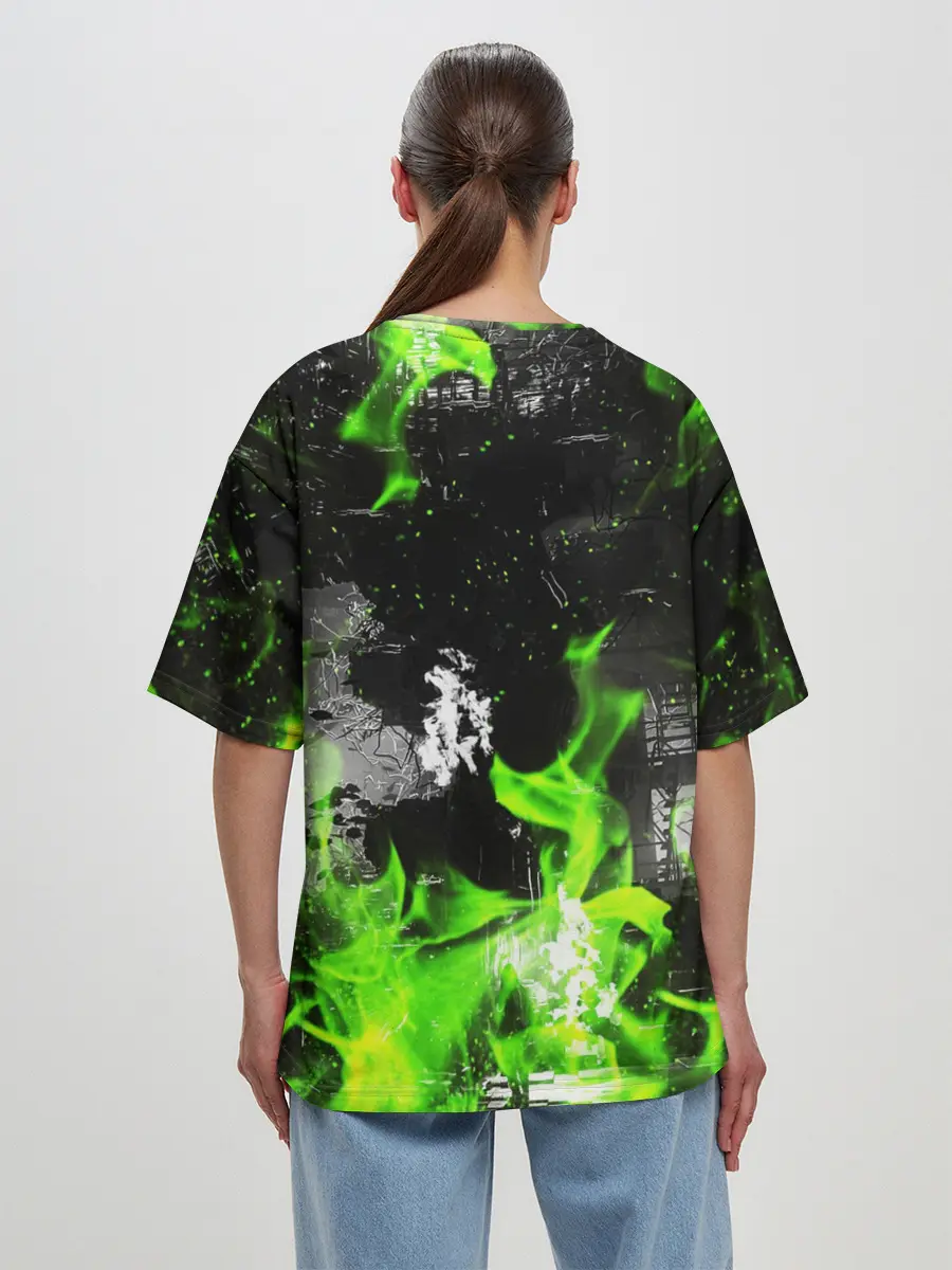 Женская футболка оверсайз / Chernobylite