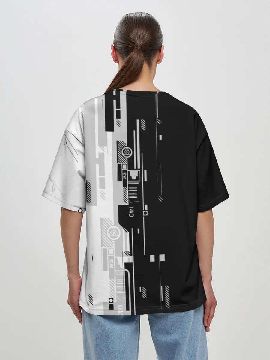 Женская футболка оверсайз / TOYOTA SORT / TOYOTA TECHNO