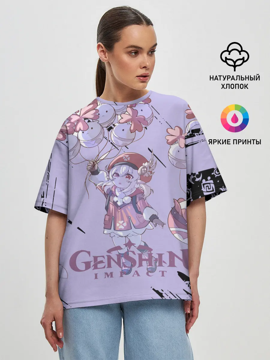 Женская футболка оверсайз / Klee