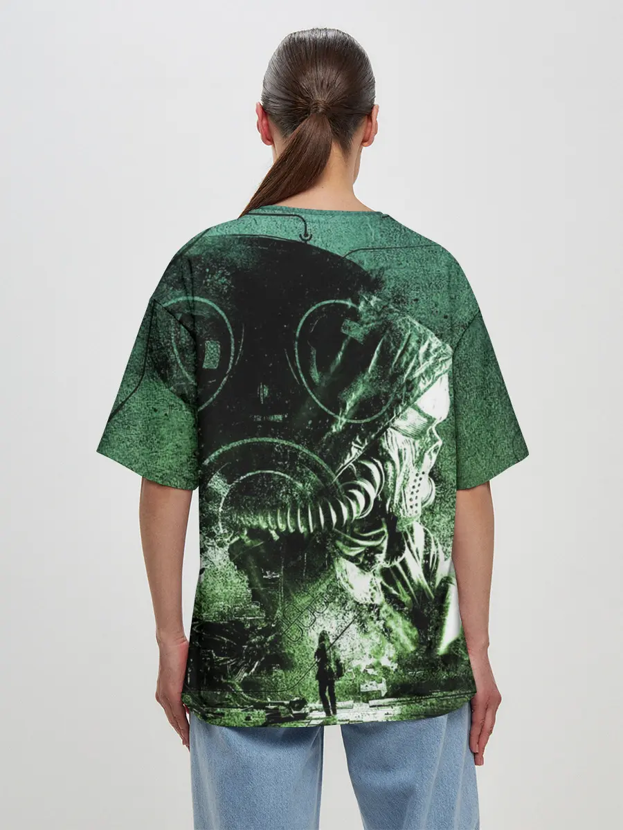 Женская футболка оверсайз / Chernobylite