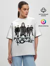 Женская футболка оверсайз / Участники группы My Chemical Romance