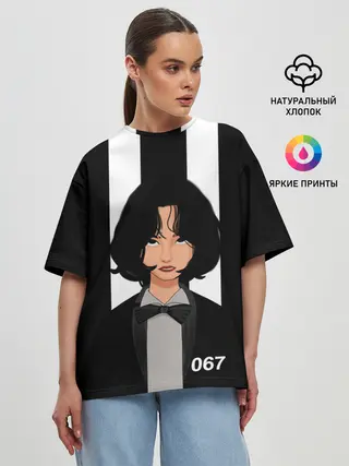 Женская футболка оверсайз / Игрок Кан Сэ Бёк