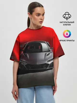 Женская футболка оверсайз / HONDA NSX