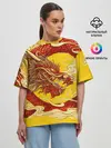 Женская футболка оверсайз / Китайский Дракон, China Dragon