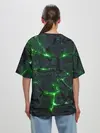 Женская футболка оверсайз / ЗЕЛЁНОЕ ИЗЛУЧЕНИЕ
