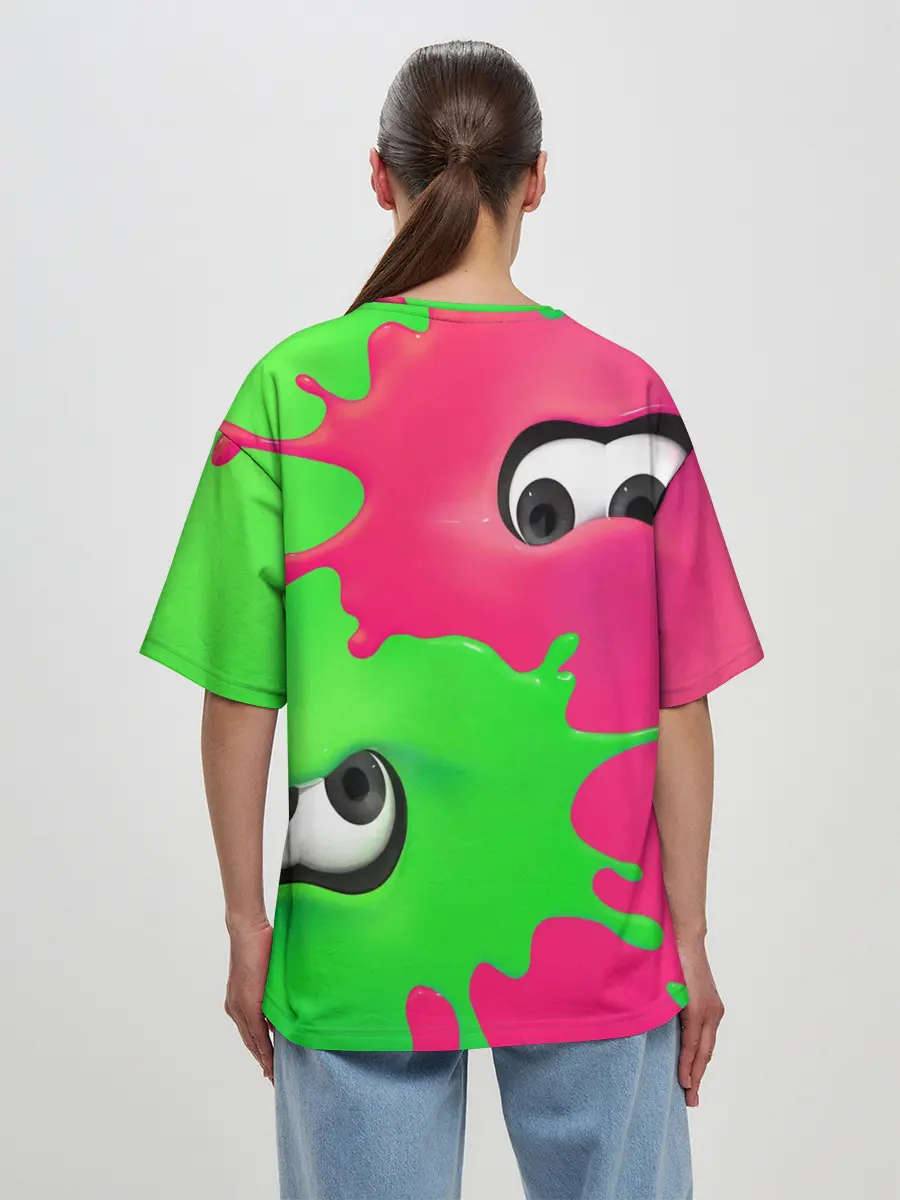 Женская футболка оверсайз / Splatoon