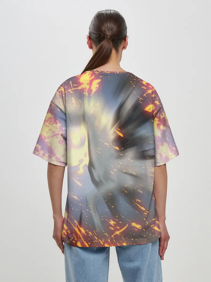 Женская футболка оверсайз / Хяккимару и Мидоро | Дороро