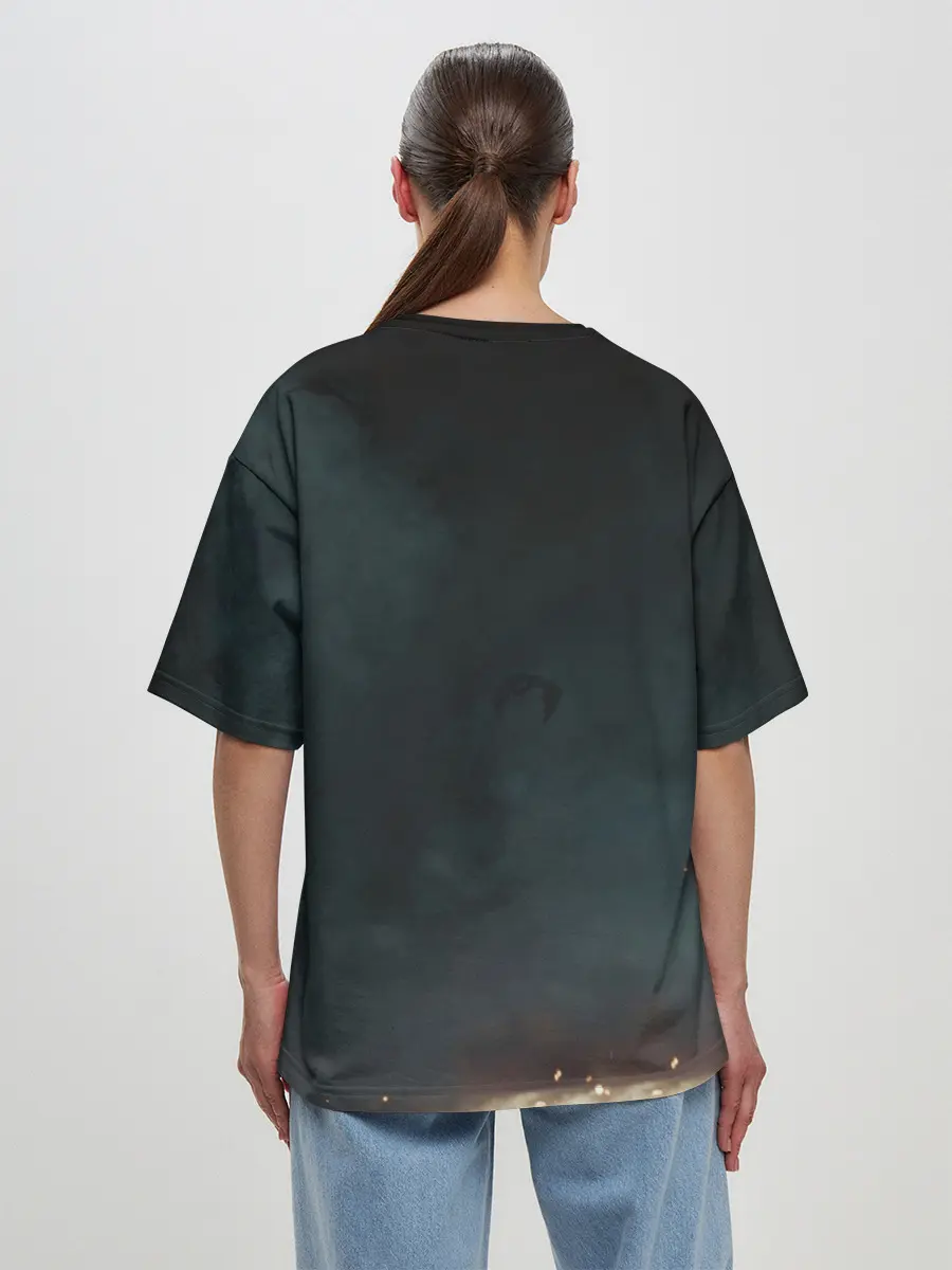 Женская футболка оверсайз / THE WITCHER CIRI