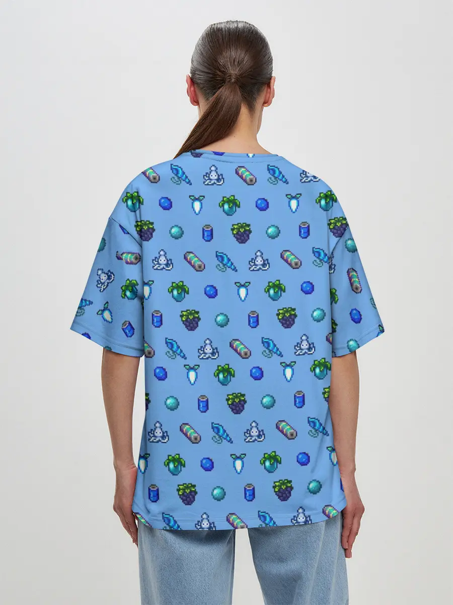 Женская футболка оверсайз / Stardew valley. Pattern