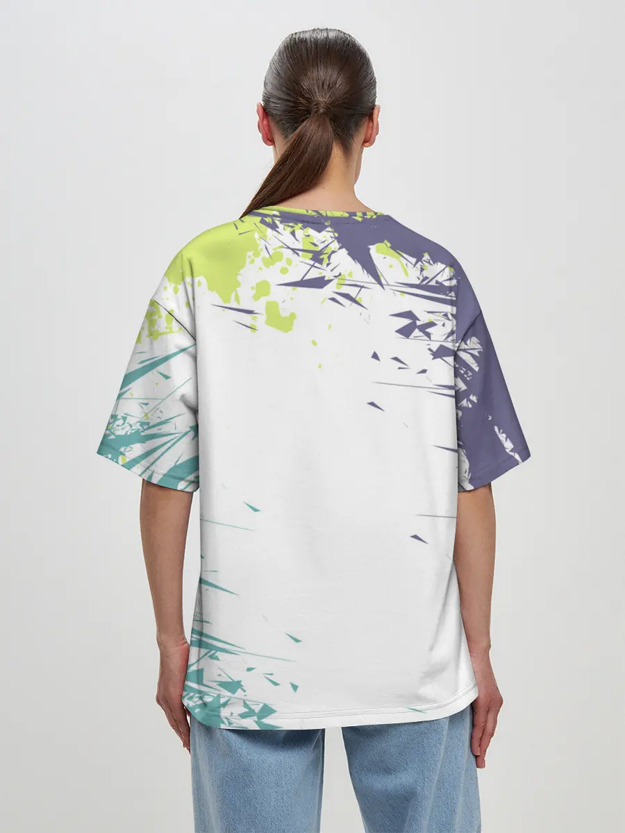 Женская футболка оверсайз / SKELETOR | СКЕЛЕТОР