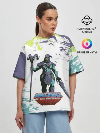 Женская футболка оверсайз / SKELETOR | СКЕЛЕТОР