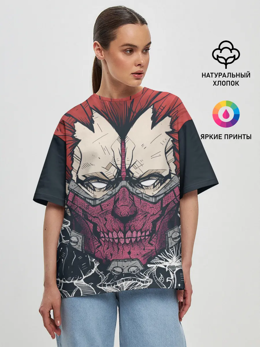 Женская футболка оверсайз / En