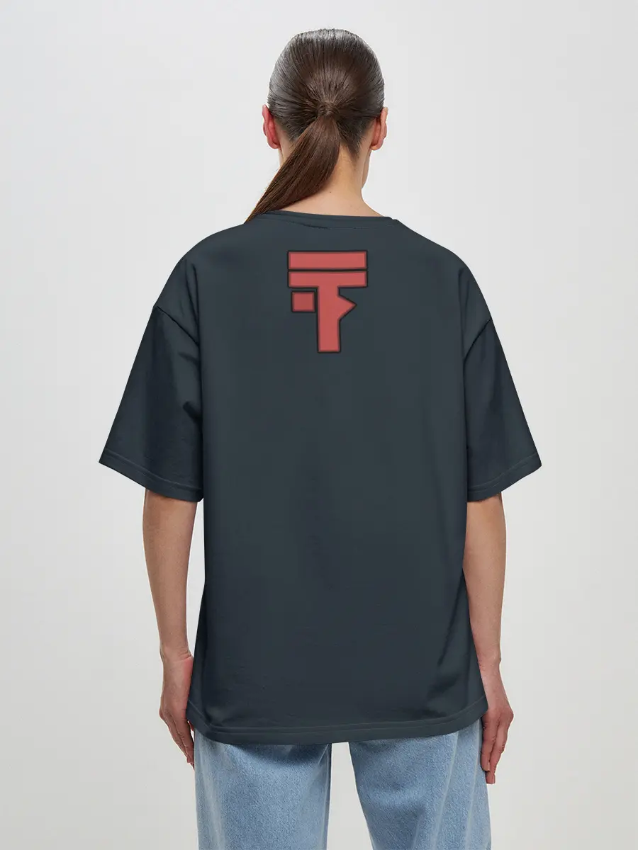 Женская футболка оверсайз / En