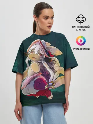 Женская футболка оверсайз / Nanachi