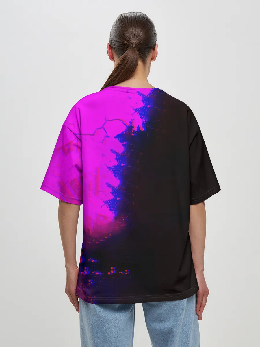 Женская футболка оверсайз / Friday Night Funkin SKID